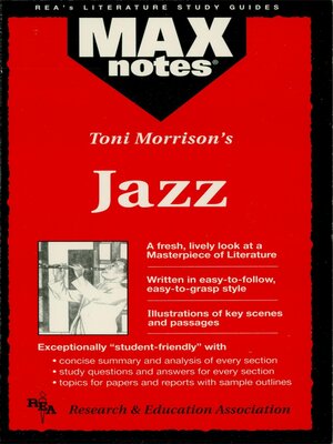 cover image of Jazz (MAXNotes Literature Guides)